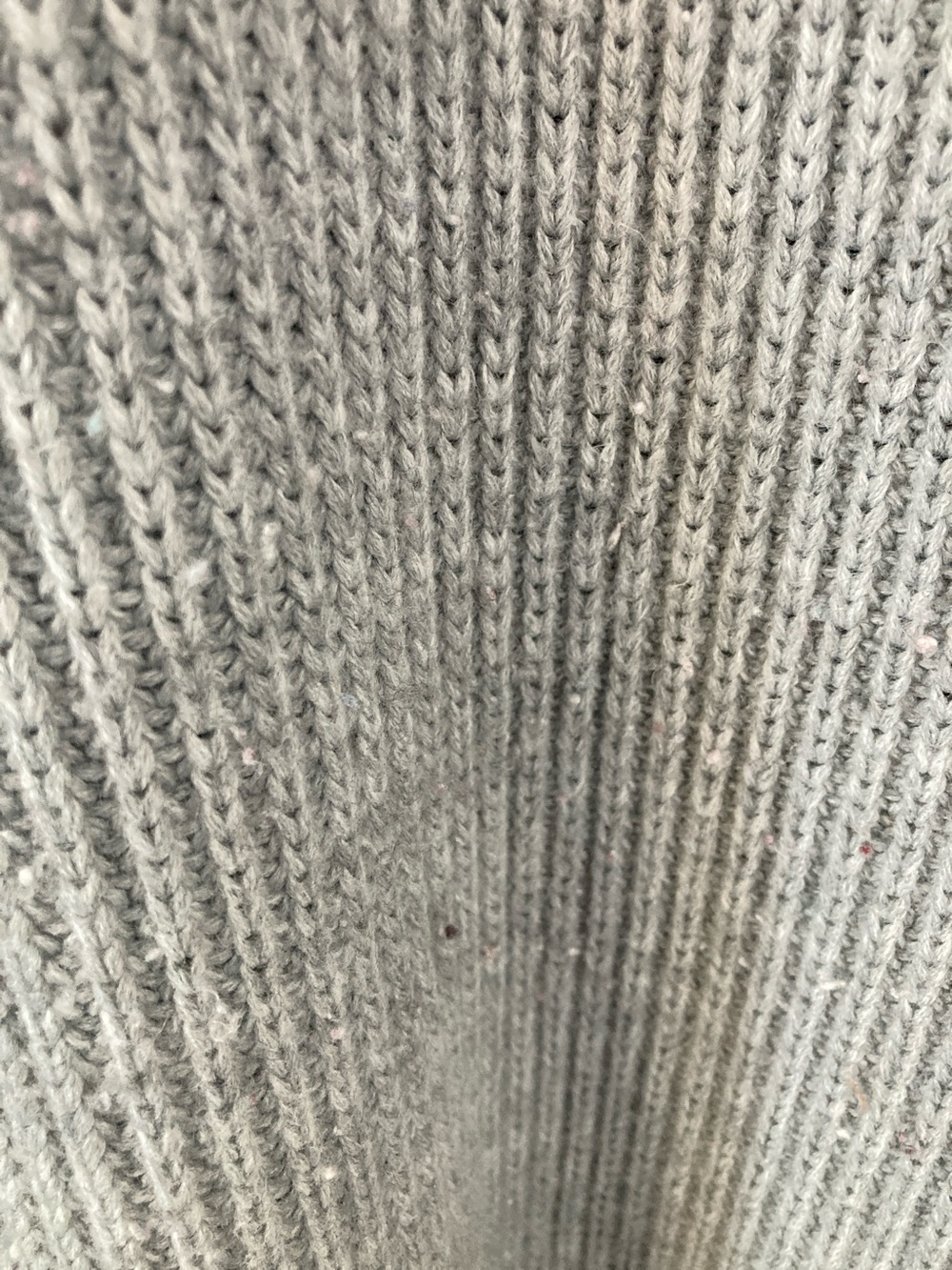 GUESS Heather Gray Open-Front Long Ribbed Cardigan - Picture 3 of 7